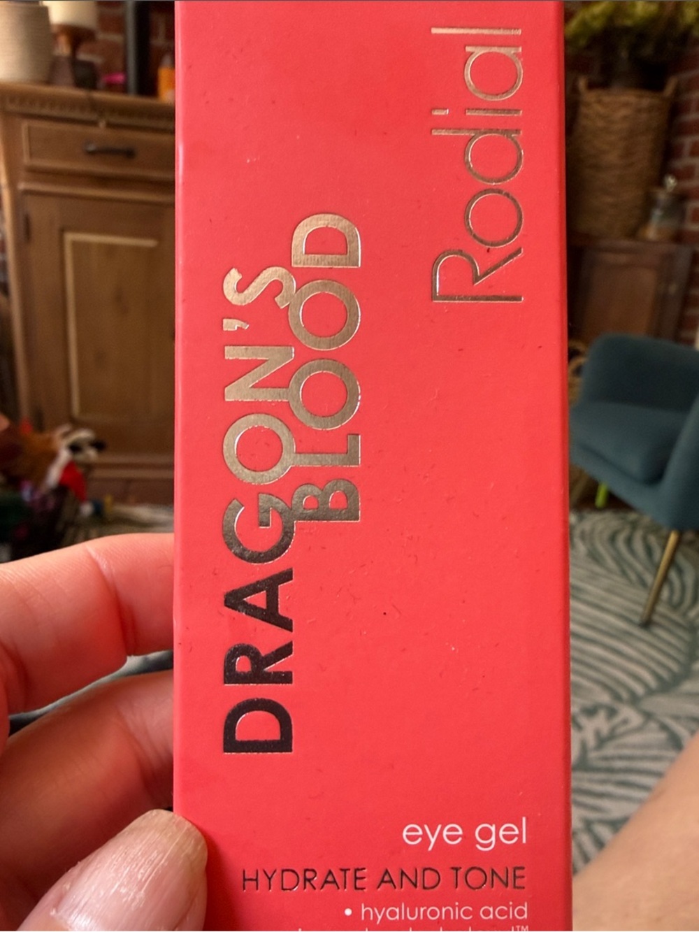 Rodial Eye Gel in Bright Coral Red Box